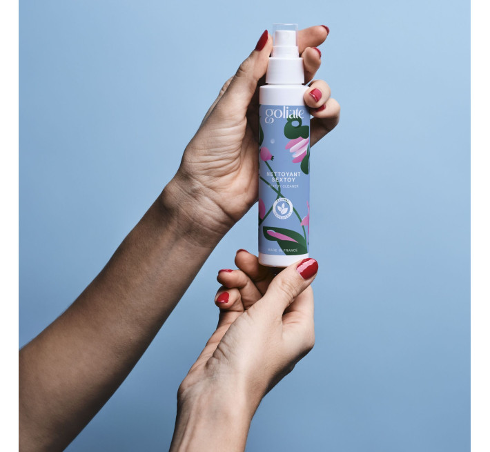 Антибактеріальний спрей для іграшок Goliate Nettoyant Sextoy 100 мл, безпечний для тіла