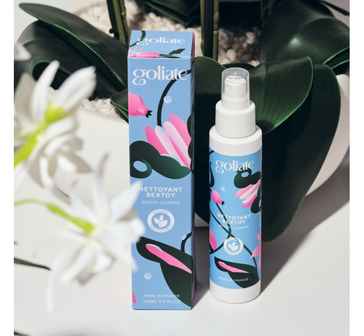 Антибактеріальний спрей для іграшок Goliate Nettoyant Sextoy 100 мл, безпечний для тіла