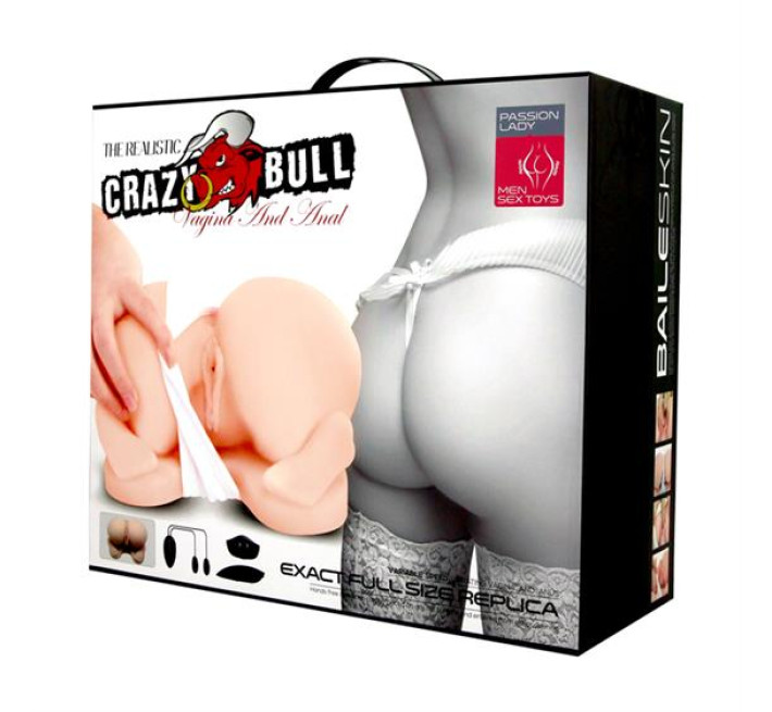 Мастурбатор Crazy Bull Exact Full Size Replica Vagina And Anal