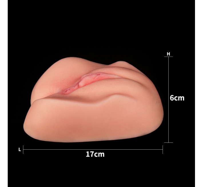 Мастурбатор LoveToy Vibrating Pet Pussy & Ass #2 Телесный