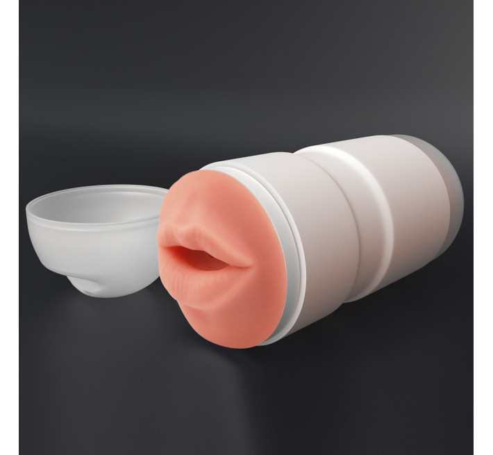 Мастурбатор LoveToy Sex In A Can Mouth Stamina Tunnel Vibrating