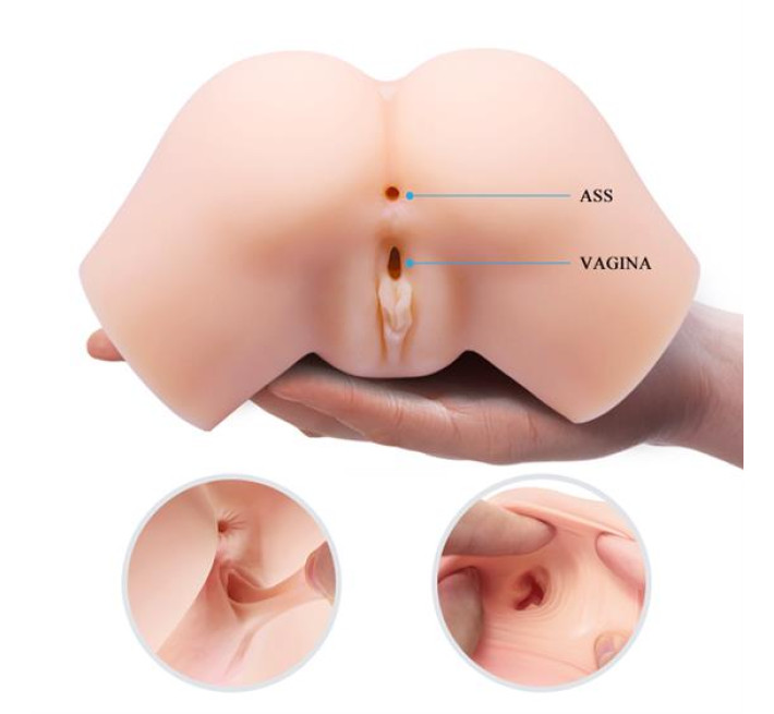 Мастурбатор Crazy Bull Samantha Dual Vagina And Ass