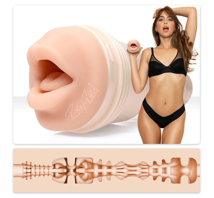 Мастурбатор Fleshlight Girls: Riley Reid - Insomnia, зі зліпка ротика, дуже ніжний