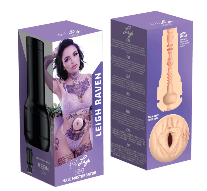 Мастурбатор Kiiroo Feel Leigh Raven, копия вагины порнозвезды