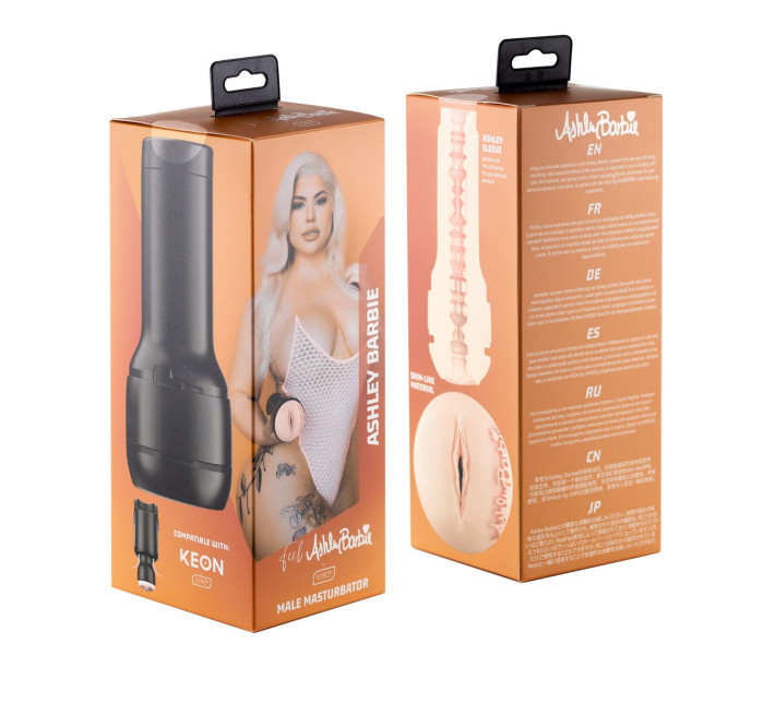 Мастурбатор Kiiroo Feel Ashley Barbie, копія вагіни порнозірки