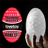 Мастурбатор LoveToy Traning Master Giant Egg Masturbator Red Мастурбатор LoveToy Traning Master Giant Egg Masturbator Red