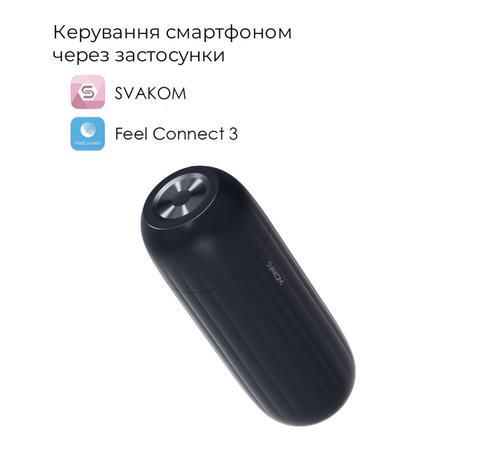 Интерактивный смарт-мастурбатор с вибрацией и посасыванием Svakom Sam Neo 2