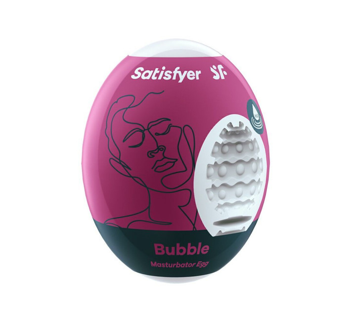 Самосмазывающийся мастурбатор-яйцо Satisfyer Egg Bubble