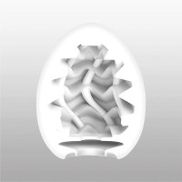 Мастурбатор-яйце Tenga Egg Wavy II з подвійним хвилястим рельєфом Мастурбатор-яйце Tenga Egg Wavy II з подвійним хвилястим рельєфом