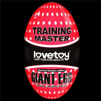 Мастурбатор LoveToy Traning Master Giant Egg Masturbator Red Мастурбатор LoveToy Traning Master Giant Egg Masturbator Red