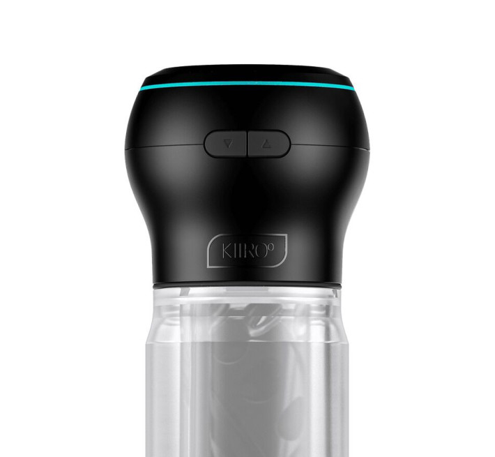 Мастурбатор Kiiroo Feel Pocket Crystal зі всмоктувальною інтерактивною насадкою PowerBlow Combo Set