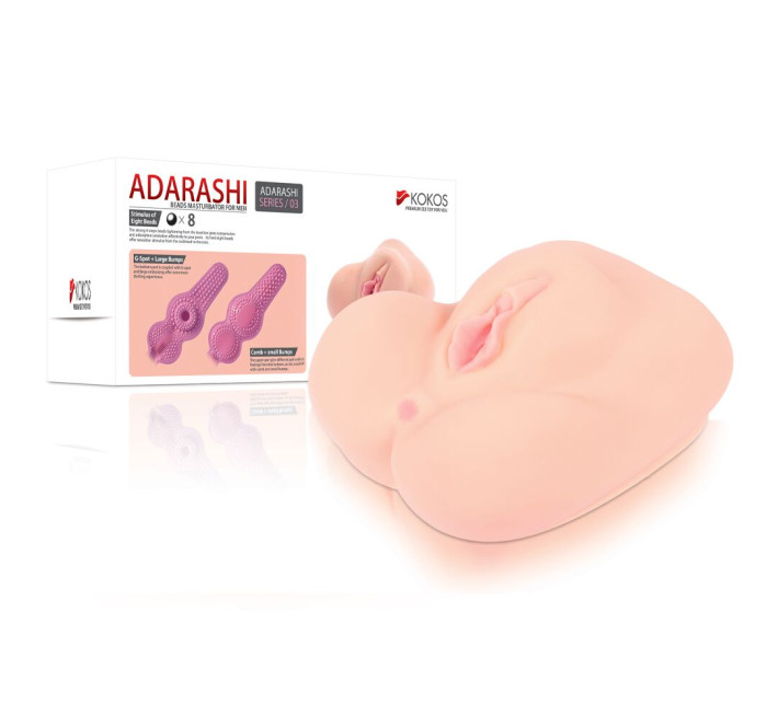 Мастурбатор-вагина двухслойная Kokos Adarashi -3 Double Layer