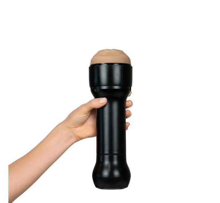 Мастурбатор-ротик Kiiroo FeelVictoria Mouth с всасывающей интерактивной насадкой PowerBlow Combo Set