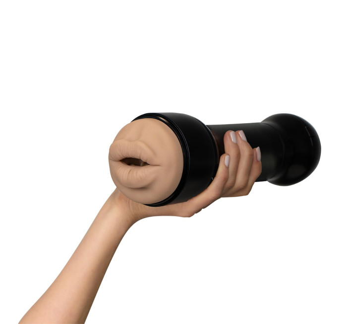 Мастурбатор-ротик Kiiroo FeelVictoria Mouth с всасывающей интерактивной насадкой PowerBlow Combo Set