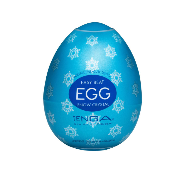 Мастурбатор-яйцо Tenga Egg Snow Crystal с охлаждающим лубрикантом