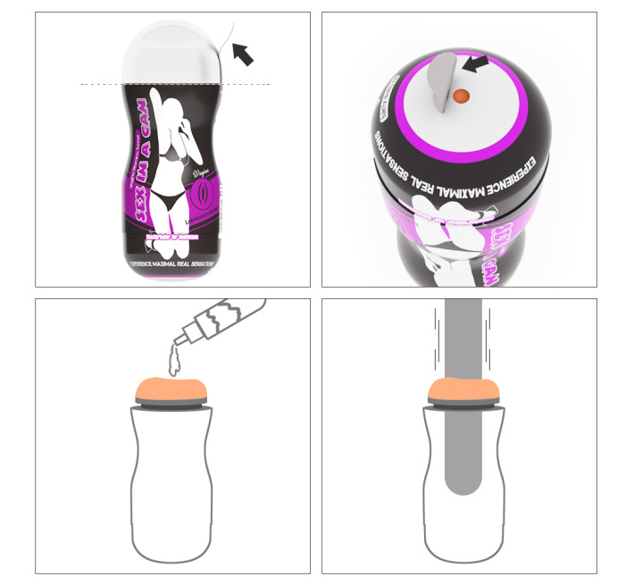 Мастурбатор LoveToy Sex In A Can Vagina Stamina Tunnel