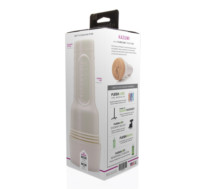 Мастурбатор Fleshlight Girls: Kazumi — Kumzumi, зі зліпка вульви