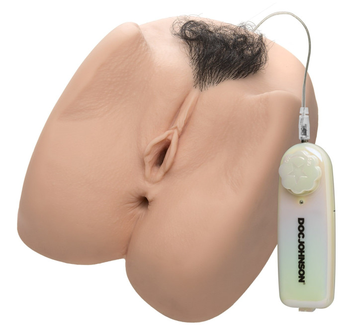 Мастурбатор с вибрацией Doc Johnson Sasha Grey ULTRASKYN Deep Penetration Vibrating Pussy & Ass