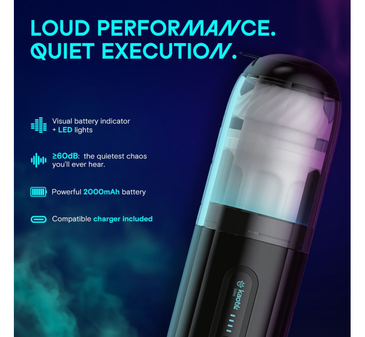 Смарт-мастурбатор Kaotik Labs The Shockwave, режим edging, имитация фрикций
