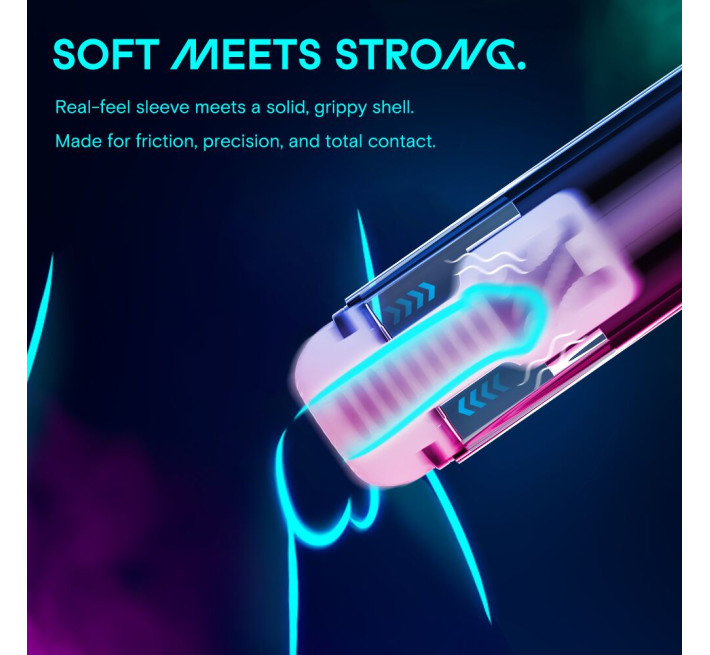 Смарт-мастурбатор Kaotik Labs The Shockwave, режим edging, имитация фрикций