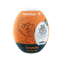 Самозмащувальний мастурбатор-яйце Satisfyer Egg Crunchy Самозмащувальний мастурбатор-яйце Satisfyer Egg Crunchy