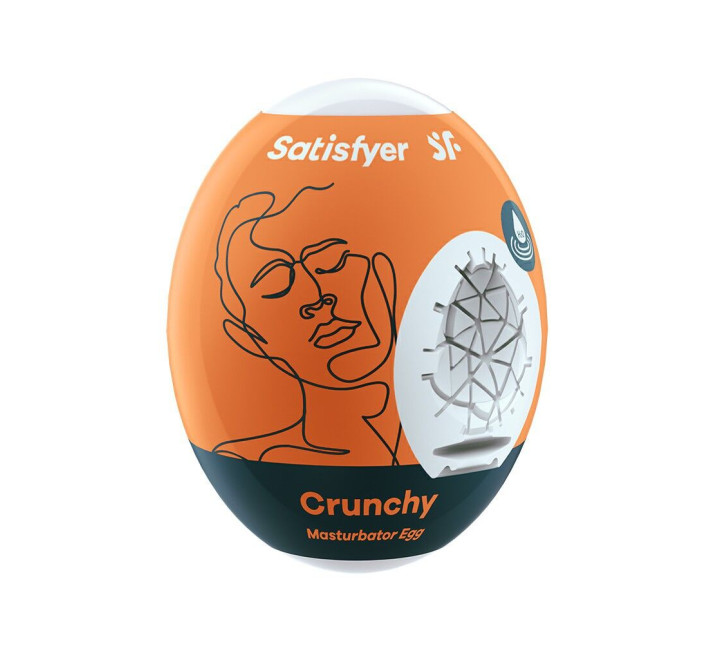 Самосмазывающийся мастурбатор-яйцо Satisfyer Egg Crunchy