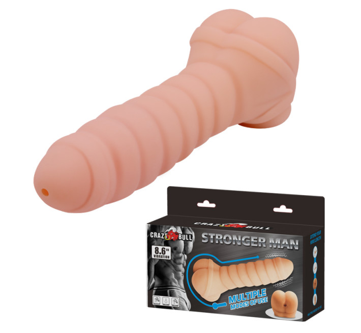 Мастурбатор Crazy Bull Stronger Man Vibration 8.6"