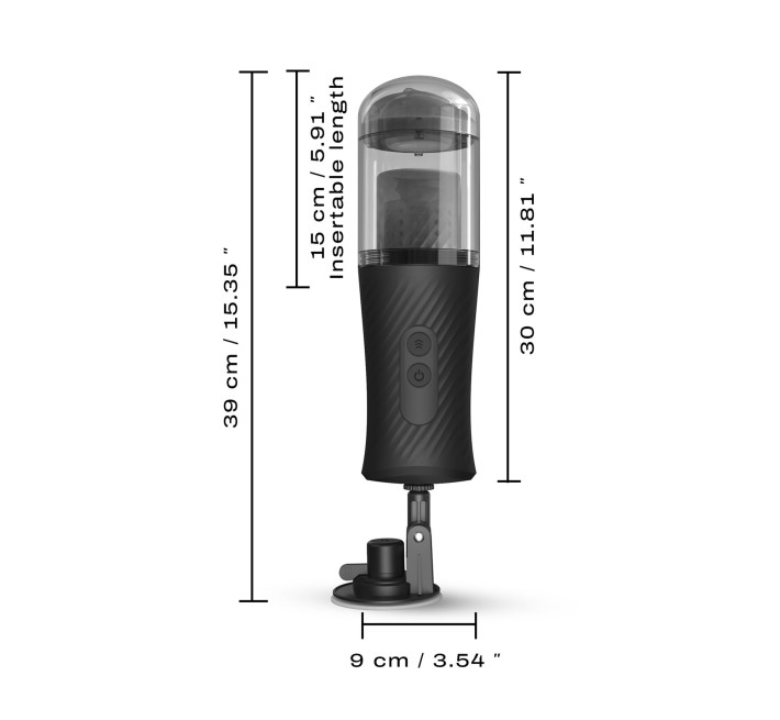 Автоматический мастурбатор Dorcel THRUST BLOW, голосовое сопровождение, присоска