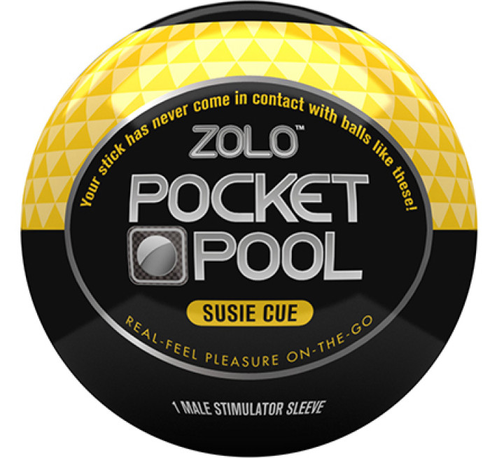 Мастурбатор Zolo Pocket Pool Susie Cue