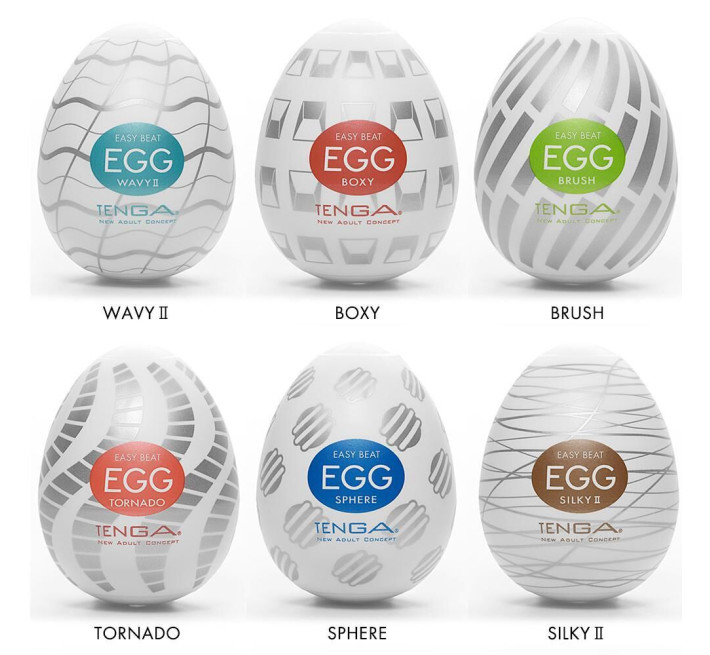 Набор яиц-мастурбаторов Tenga Egg New Standard Pack (6 яиц)