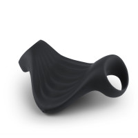 Мастурбатор Rocks Off Palm Black, петлі для пальців, 10 режимів