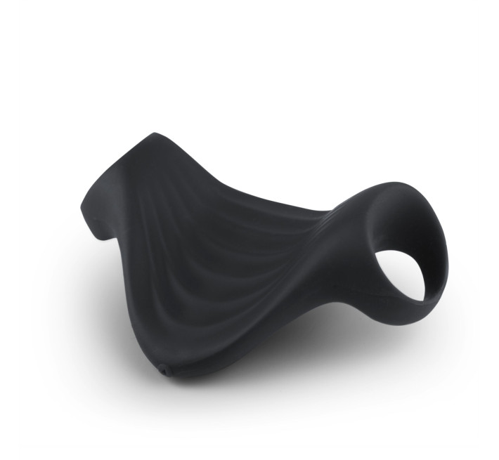 Мастурбатор Rocks Off Palm Black, петлі для пальців, 10 режимів