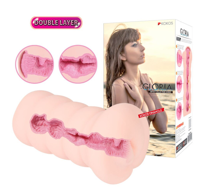 Мастурбатор-вагина двухслойный Kokos Gloria Double Layer
