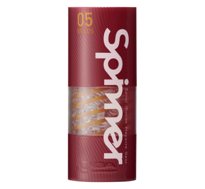 Мастурбатор Tenga Spinner 05 Beads с упругой стимулирующей спиралью внутри