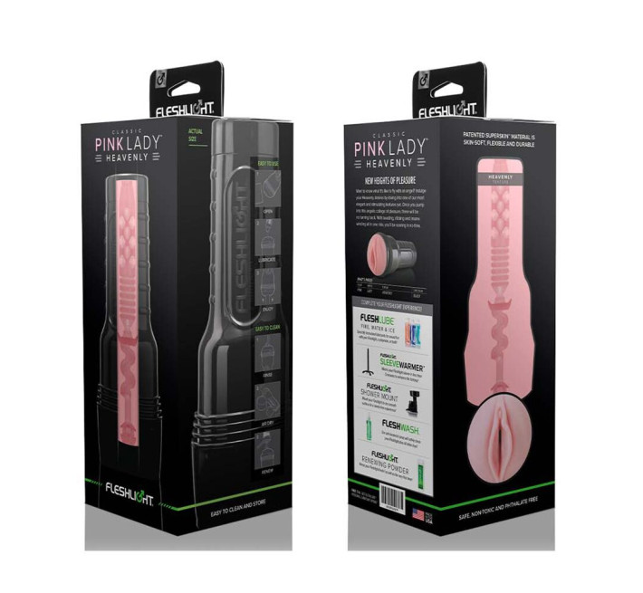 Мастурбатор-вагина Fleshlight Pink Lady Heavenly Новая текстура