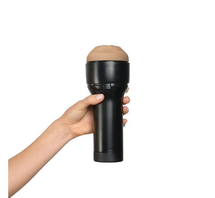 Мастурбатор Kiiroo Feel Victoria June Mouth Stroker PBC совместим с PowerBlow и Keon