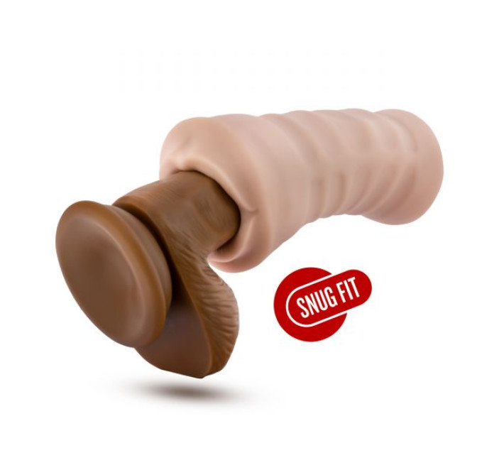 Мастурбатор с вибрацией Blush M For Men Angie Vanilla