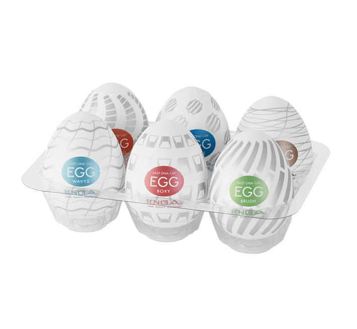 Набор яиц-мастурбаторов Tenga Egg New Standard Pack (6 яиц)