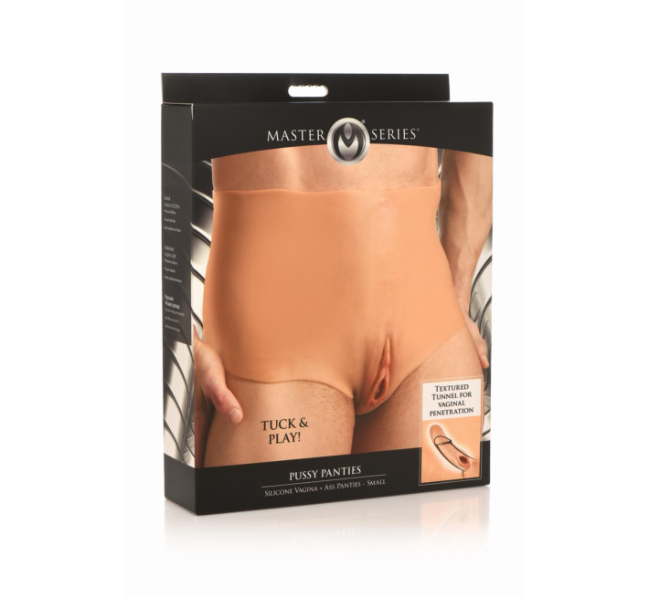Накладна вагіна Master Series Silicone Vagina + Butt Panties - Small