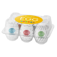 Набір яєць-мастурбаторів Tenga Egg New Standard Pack (6 яєць) Набір яєць-мастурбаторів Tenga Egg New Standard Pack (6 яєць)
