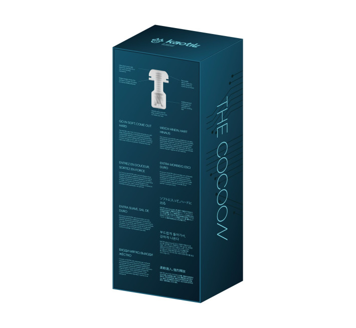 Смарт-мастурбатор Kaotik Labs The Cocoon, режим edging, пульсации, подогрев до 42 °C