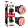 Мастурбатор LoveToy Traning Master Double Side Stroker Pussy and Anus Тілесний