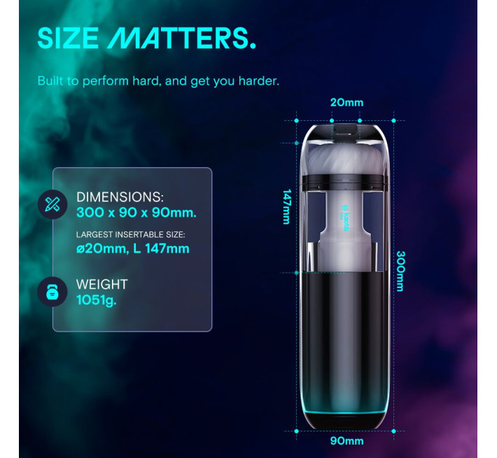 Смарт-мастурбатор Kaotik Labs The Cocoon, режим edging, пульсации, подогрев до 42 °C