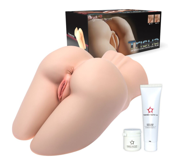 Мастурбатор Naked Factory TRISHA B TYPE, виражені статеві губи, вагіна + анус, дуже реалістичний