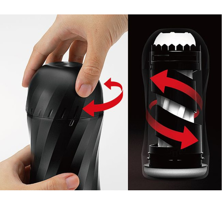 Мастурбатор Tenga Air-Tech TWIST Ripple Блакитний