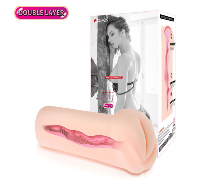 Мастурбатор-вагіна двошаровий Kokos Haru Double Layer