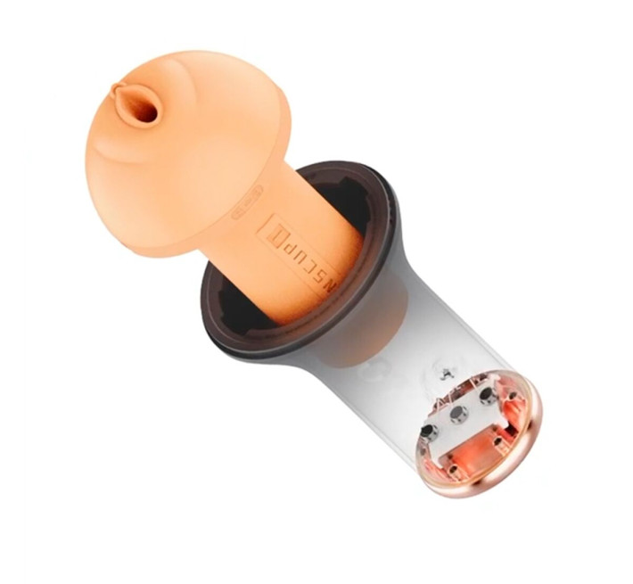 Мастурбатор Otouch INSCUP 1, 7 режимов вибрации, подогрев, вход-вагина, внутренний 4D-канал