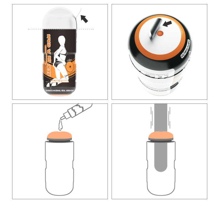 Мастурбатор LoveToy Sex In Can Canus Lotus Tunnel