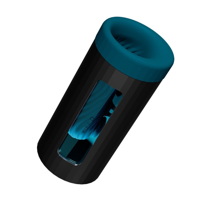 Смарт-мастурбатор LELO F1S V3 XL Teal, увеличенный, 2 мотора, 8 режимов, стимуляция звуковыми волнами