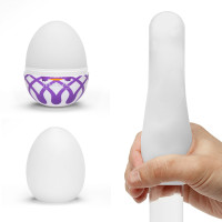 Мастурбатор-яйце Tenga Egg Mesh із сітчастим рельєфом Мастурбатор-яйце Tenga Egg Mesh із сітчастим рельєфом